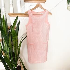 Lucy Paris Pink Printed Sleeveless Sheath Dress Size Large